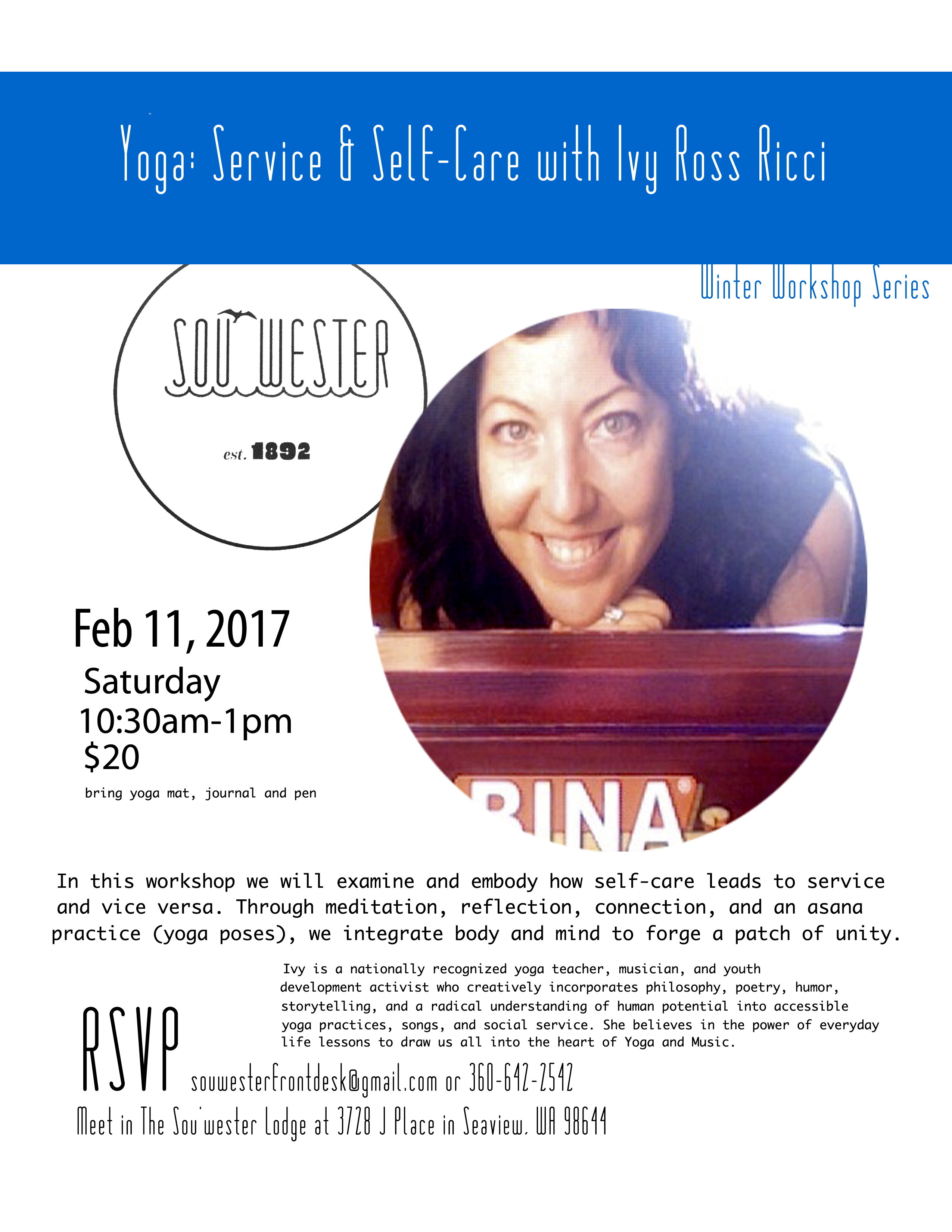 Yoga: Service & Self-Care with Ivy Ross Ricci