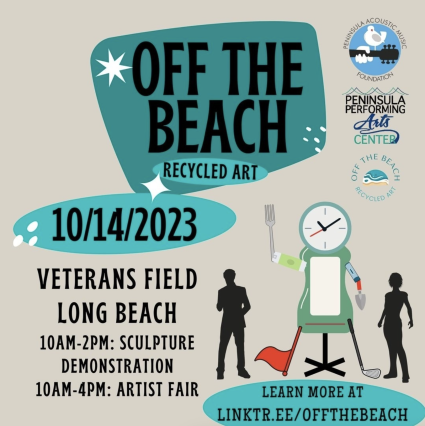 “OFF THE BEACH” - Recycled Art Sculptures @ Long Beach Veterans Field
