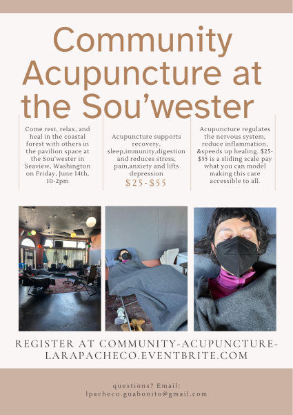 Community Acupuncture @ The Sou'wester Lodge Pavilion