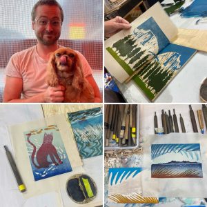 The Magic of Color Woodcut Prints Workshop @ The Sou'wester Lodge